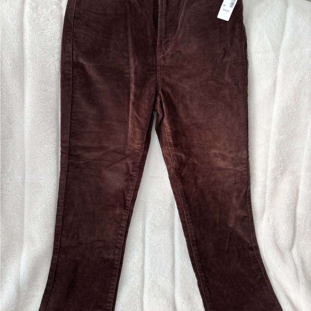 Women's Flare Corduroy Jeans in Brown